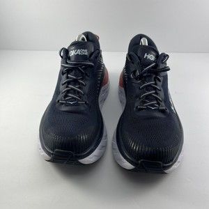 Hoka One One Bondi 7 Running Sneaker, Women's Size 10  M, Navy, Pre-owned